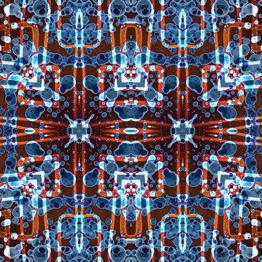 Kusursuz simetrik desen. Kusursuz bir doku. Soyut arkaplan