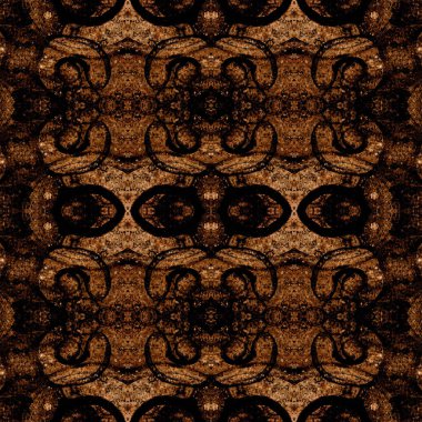 Kusursuz simetrik desen. Kusursuz bir doku. Soyut arkaplan