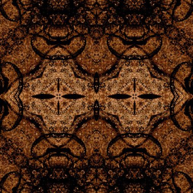 Kusursuz simetrik desen. Kusursuz bir doku. Soyut arkaplan