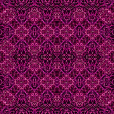 Kusursuz simetrik desen. Kusursuz bir doku. Soyut arkaplan