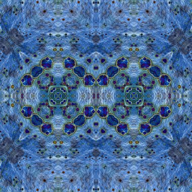 Kusursuz simetrik desen. Kusursuz bir doku. Soyut arkaplan