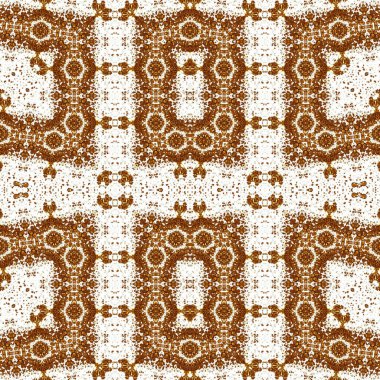 Kusursuz simetrik desen. Kusursuz bir doku. Soyut arkaplan