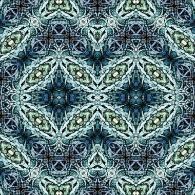 Kusursuz simetrik desen. Kusursuz bir doku. Soyut arkaplan