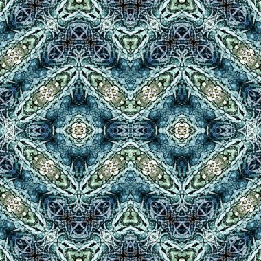 Kusursuz simetrik desen. Kusursuz bir doku. Soyut arkaplan