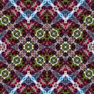 Kusursuz simetrik desen. Kusursuz bir doku. Soyut arkaplan