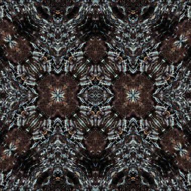 Kusursuz simetrik desen. Kusursuz bir doku. Soyut arkaplan