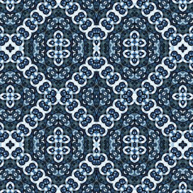 Kusursuz simetrik desen. Kusursuz bir doku. Soyut arkaplan