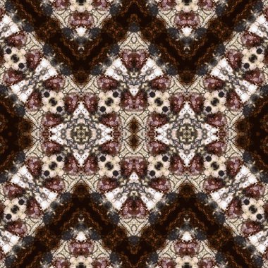 Kusursuz simetrik desen. Kusursuz bir doku. Soyut arkaplan