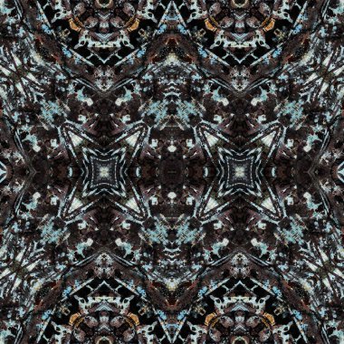 Kusursuz simetrik desen. Kusursuz bir doku. Soyut arkaplan