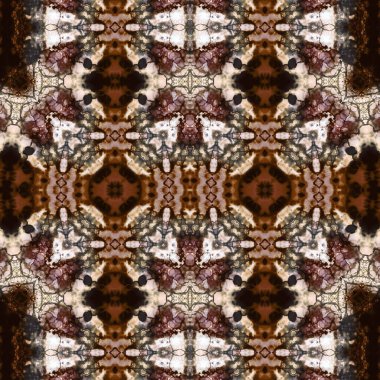 Kusursuz simetrik desen. Kusursuz bir doku. Soyut arkaplan