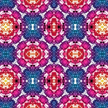 Kusursuz simetrik desen. Kusursuz bir doku. Soyut arkaplan