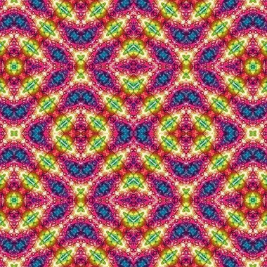 Kusursuz simetrik desen. Kusursuz bir doku. Soyut arkaplan