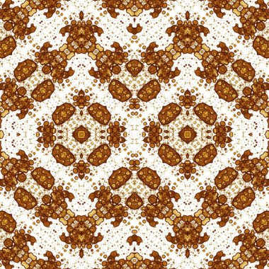 Kusursuz simetrik desen. Kusursuz bir doku. Soyut arkaplan