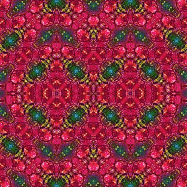 Kusursuz simetrik desen. Kusursuz bir doku. Soyut arkaplan