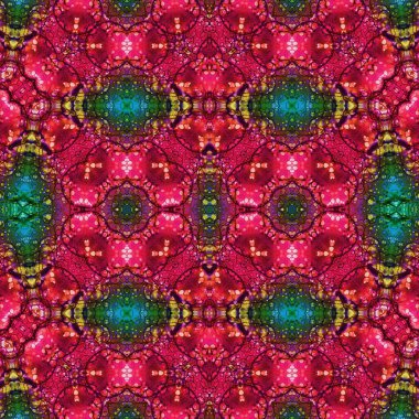 Kusursuz simetrik desen. Kusursuz bir doku. Soyut arkaplan