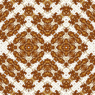 Kusursuz simetrik desen. Kusursuz bir doku. Soyut arkaplan