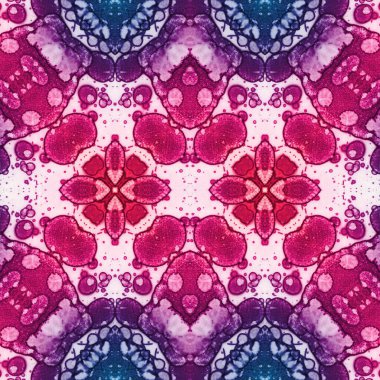 Kusursuz simetrik desen. Kusursuz bir doku. Soyut arkaplan