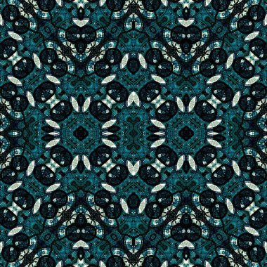 Kusursuz simetrik desen. Kusursuz bir doku. Soyut arkaplan