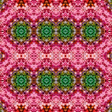 Kusursuz simetrik desen. Kusursuz bir doku. Soyut arkaplan