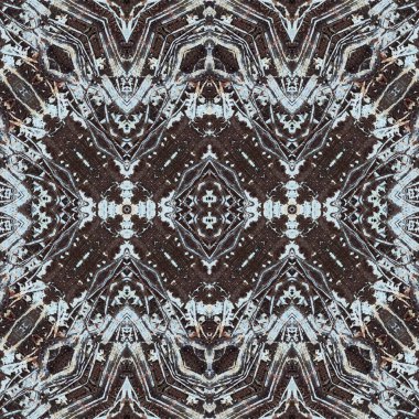 Kusursuz simetrik desen. Kusursuz bir doku. Soyut arkaplan