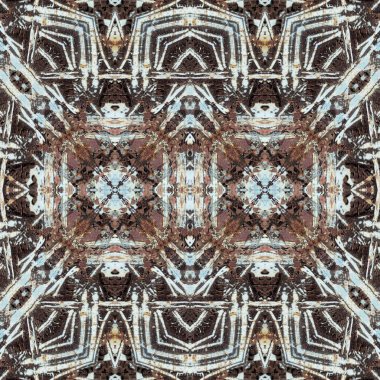 Kusursuz simetrik desen. Kusursuz bir doku. Soyut arkaplan