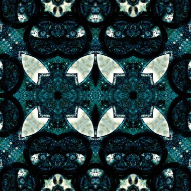 Kusursuz simetrik desen. Kusursuz bir doku. Soyut arkaplan