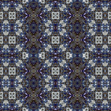 Kusursuz simetrik desen. Kusursuz bir doku. Soyut arkaplan