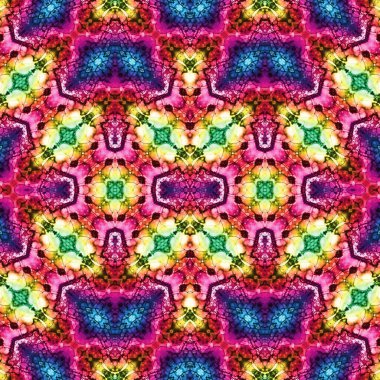 Kusursuz simetrik desen. Kusursuz bir doku. Soyut arkaplan