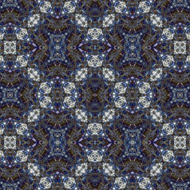 Kusursuz simetrik desen. Kusursuz bir doku. Soyut arkaplan