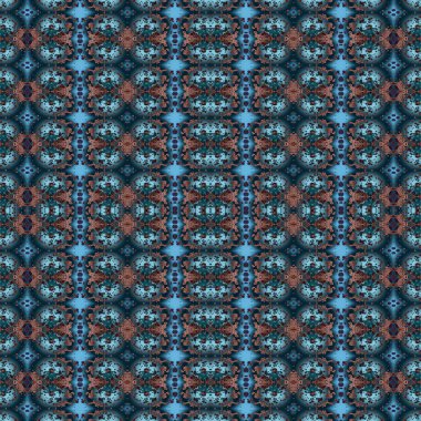 Kusursuz simetrik desen. Kusursuz bir doku. Soyut arkaplan