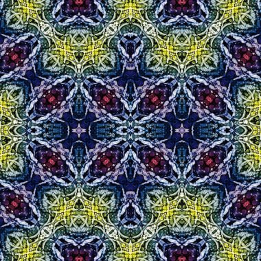 Kusursuz simetrik desen. Kusursuz bir doku. Soyut arkaplan