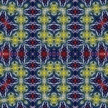 Kusursuz simetrik desen. Kusursuz bir doku. Soyut arkaplan