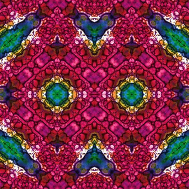 Kusursuz simetrik desen. Kusursuz bir doku. Soyut arkaplan