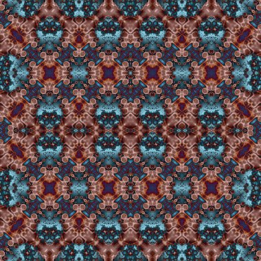 Kusursuz simetrik desen. Kusursuz bir doku. Soyut arkaplan