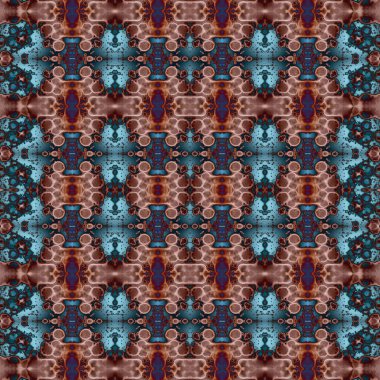 Kusursuz simetrik desen. Kusursuz bir doku. Soyut arkaplan