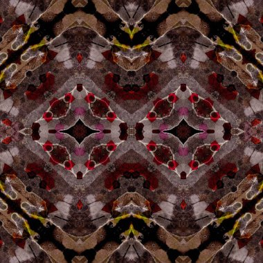 Kusursuz simetrik desen. Kusursuz bir doku. Soyut arkaplan