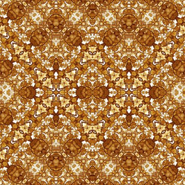 Kusursuz simetrik desen. Kusursuz bir doku. Soyut arkaplan