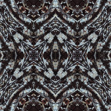 Kusursuz simetrik desen. Kusursuz bir doku. Soyut arkaplan