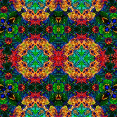 Kusursuz simetrik desen. Kusursuz bir doku. Soyut arkaplan