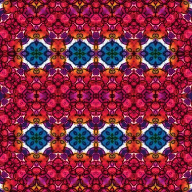 Kusursuz simetrik desen. Kusursuz bir doku. Soyut arkaplan