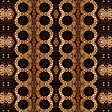 Kusursuz simetrik desen. Kusursuz bir doku. Soyut arkaplan