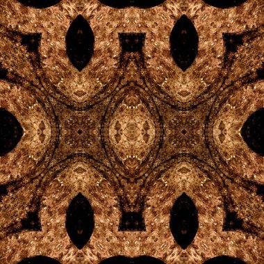 Kusursuz simetrik desen. Kusursuz bir doku. Soyut arkaplan