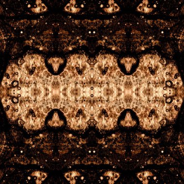 Kusursuz simetrik desen. Kusursuz bir doku. Soyut arkaplan