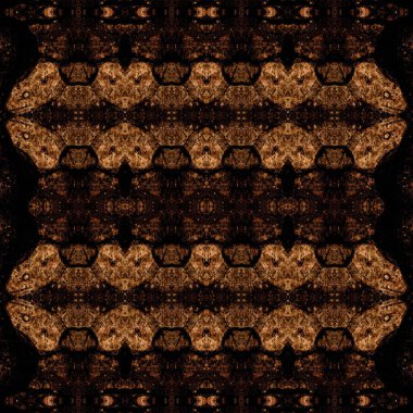 Kusursuz simetrik desen. Kusursuz bir doku. Soyut arkaplan