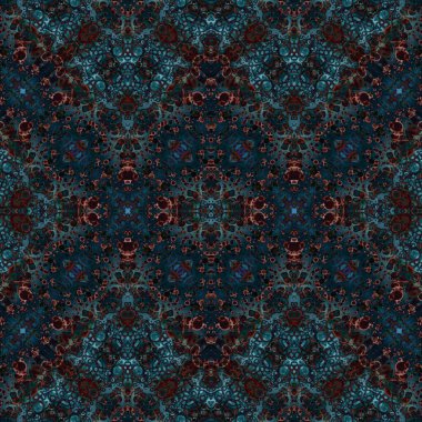 Kusursuz simetrik desen. Kusursuz bir doku. Soyut arkaplan