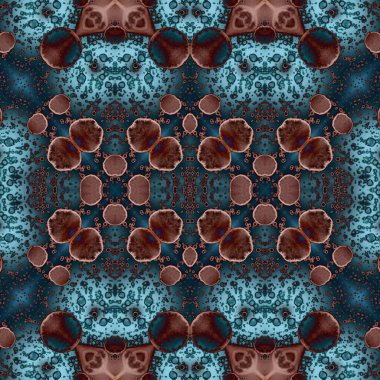 Kusursuz simetrik desen. Kusursuz bir doku. Soyut arkaplan