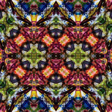 Kusursuz simetrik desen. Kusursuz bir doku. Soyut arkaplan