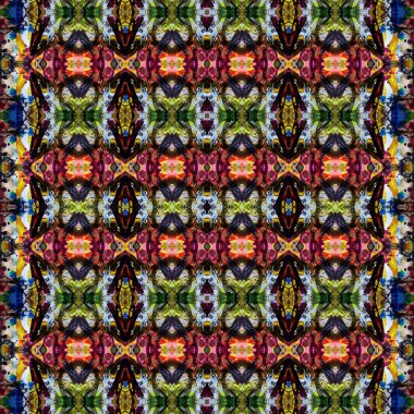 Kusursuz simetrik desen. Kusursuz bir doku. Soyut arkaplan