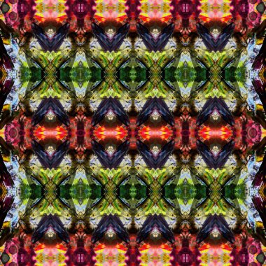 Kusursuz simetrik desen. Kusursuz bir doku. Soyut arkaplan