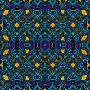 Kusursuz simetrik desen. Kusursuz bir doku. Soyut arkaplan